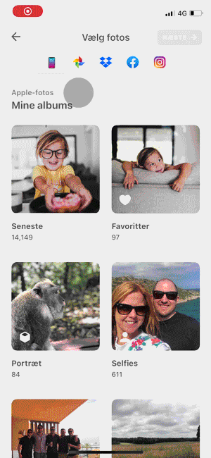KB-Getting-Started-Select-photos-from-apps-DK.gif