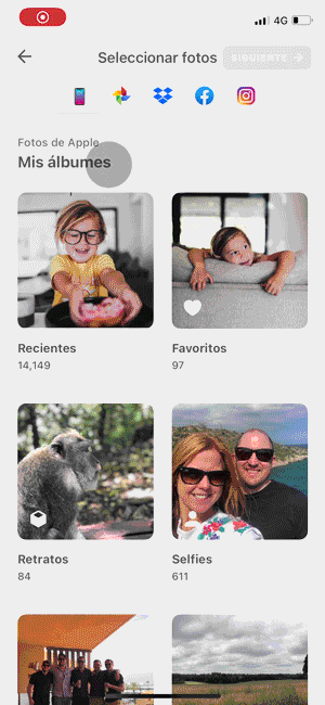 KB-Getting-Started-Select-photos-from-apps-ES.gif
